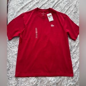 Jordan Red Short Sleeve Men's Tee